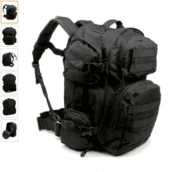 Rebel Tactical Assault 3 Day Pack - Tactical Military MOLLE Backpack, Rucksack